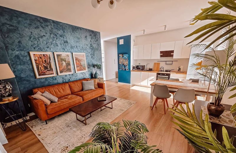 Alquiler de un moderno apartamento de 3 habitaciones con terraza, 62 m², distrito Bemowo, Varsovia, Polonia